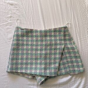 Plaid skort